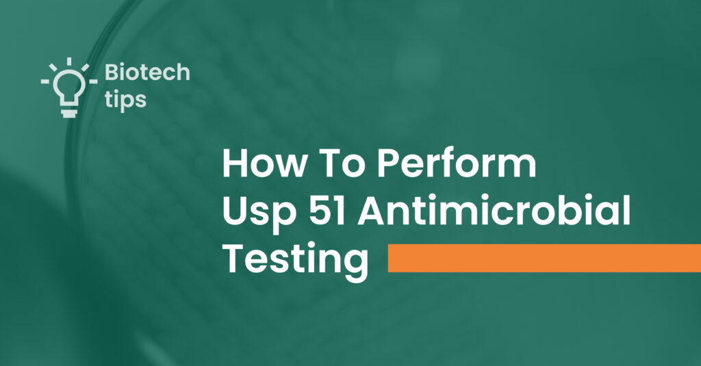 Poster for the article: How To Perform USP 51 Antimicrobial Testing